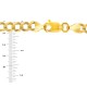 10k Gold 9.5mm Flat Curb Bracelet