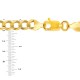 10k Gold 10.5mm Flat Curb Bracelet