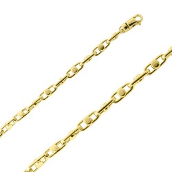 10K Yellow Gold 4.1mm Fancy Hand Made Bracelet