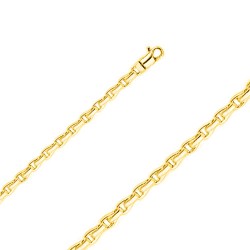 10K Gold 3.6mm Fancy Hand Made Bracelet