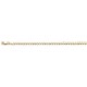 10k Gold 5mm Flat Curb Bracelet